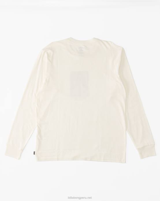 hombres blanquecino Billabong camiseta manga larga iconos a/div 04LD468