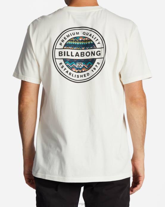 hombres blanquecino Billabong camiseta rotor 04LD525
