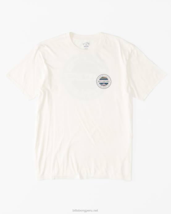 hombres blanquecino Billabong camiseta rotor 04LD525