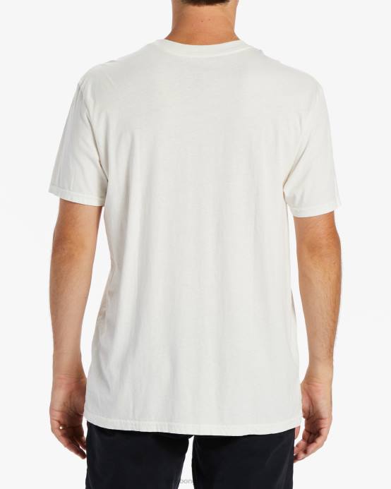 hombres blanquecino Billabong playera de manga corta con paredes 04LD526