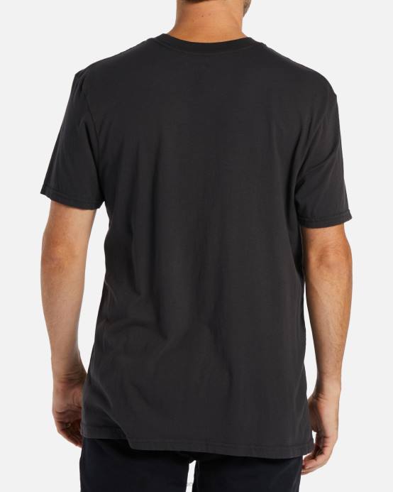 hombres carbón Billabong camiseta de manga corta 04LD566