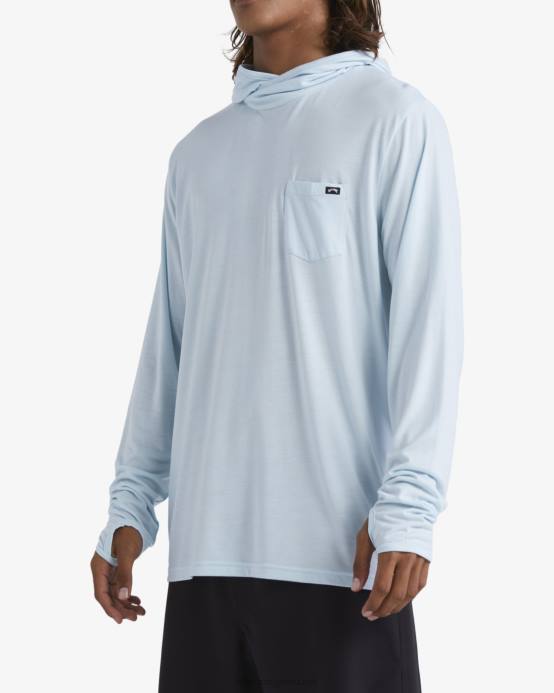 hombres costero Billabong camiseta surf manga larga con capucha eclipse 04LD446