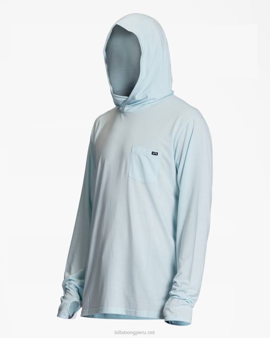 hombres costero Billabong camiseta surf manga larga con capucha eclipse 04LD446