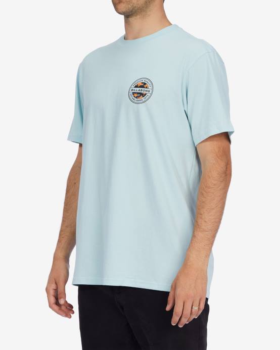hombres costero Billabong playera de manga corta con relleno de rotor 04LD597