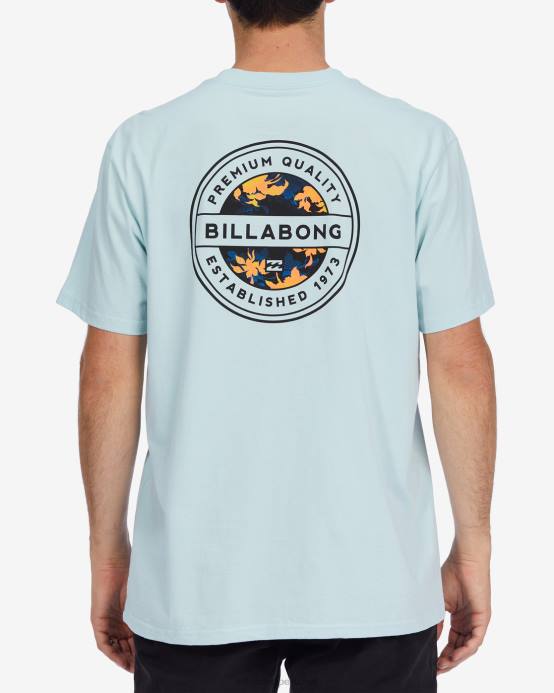 hombres costero Billabong playera de manga corta con relleno de rotor 04LD597