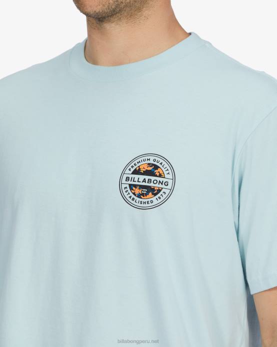 hombres costero Billabong playera de manga corta con relleno de rotor 04LD597