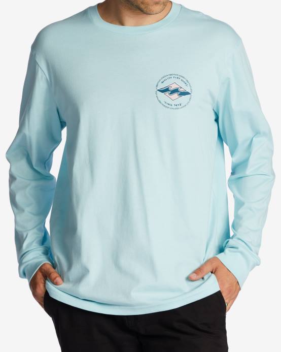 hombres costero Billabong playera manga larga diamante rotor 04LD568
