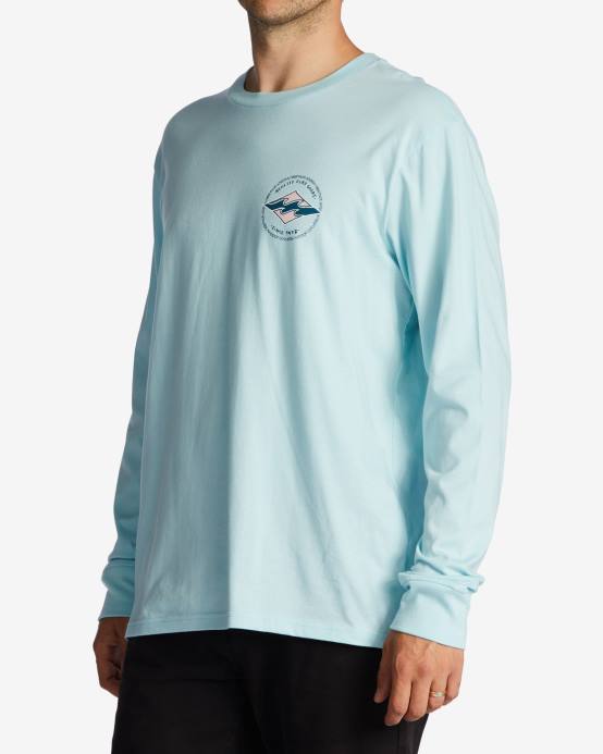hombres costero Billabong playera manga larga diamante rotor 04LD568