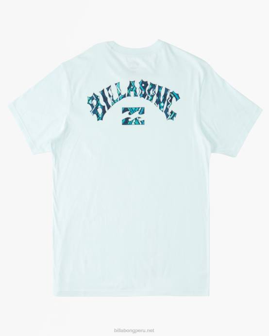hombres cristal marino Billabong camiseta con relleno de arco 04LD523