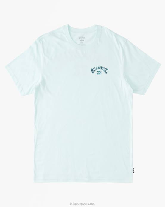 hombres cristal marino Billabong camiseta con relleno de arco 04LD523