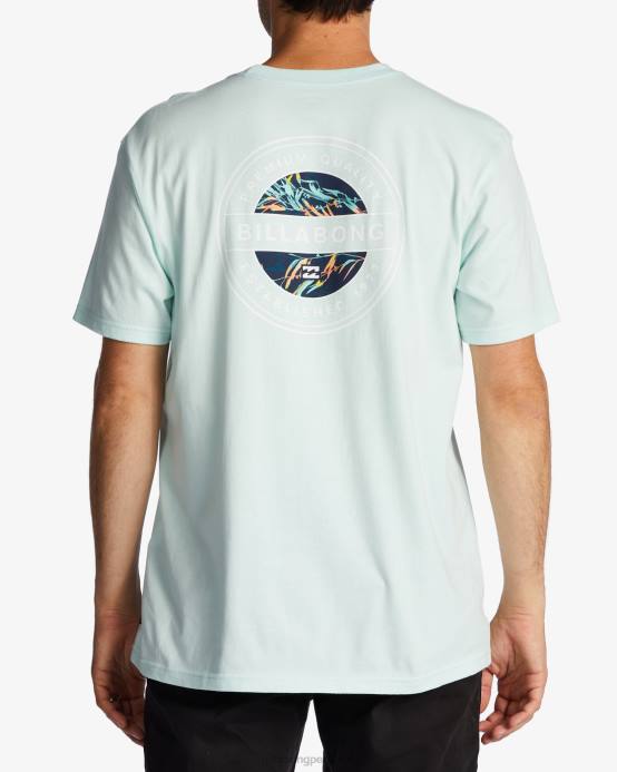 hombres cristal marino Billabong camiseta rotor 04LD576