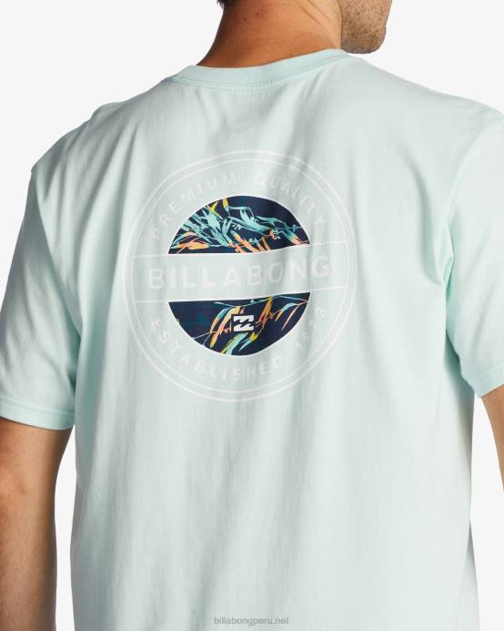 hombres cristal marino Billabong camiseta rotor 04LD576