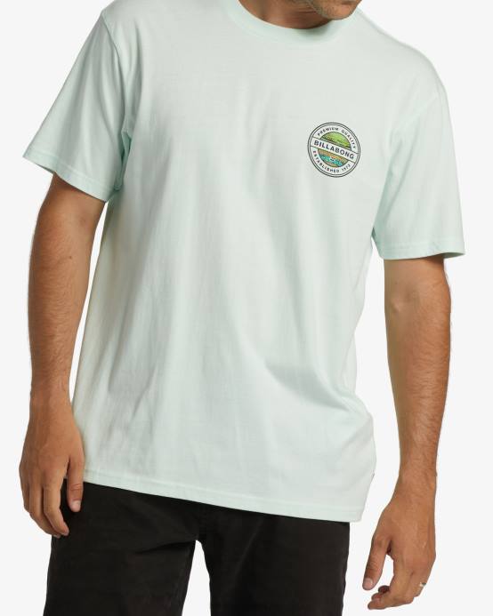 hombres cristal marino Billabong playera manga corta rotor 04LD329