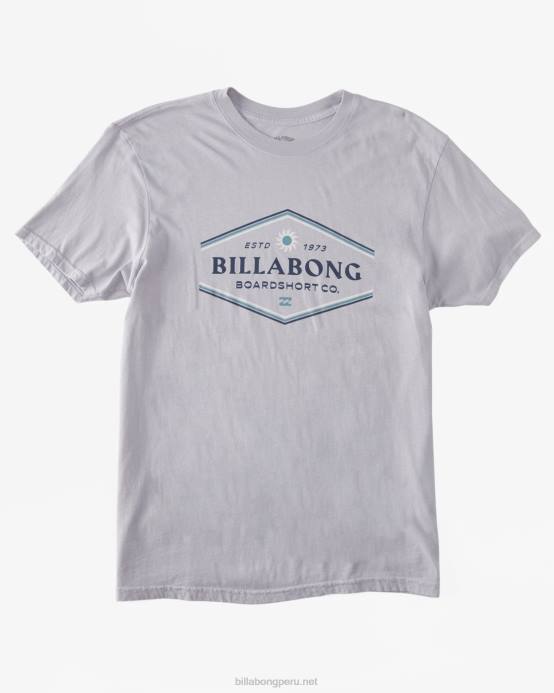 hombres gris violeta Billabong playera de manga corta con paredes 04LD528