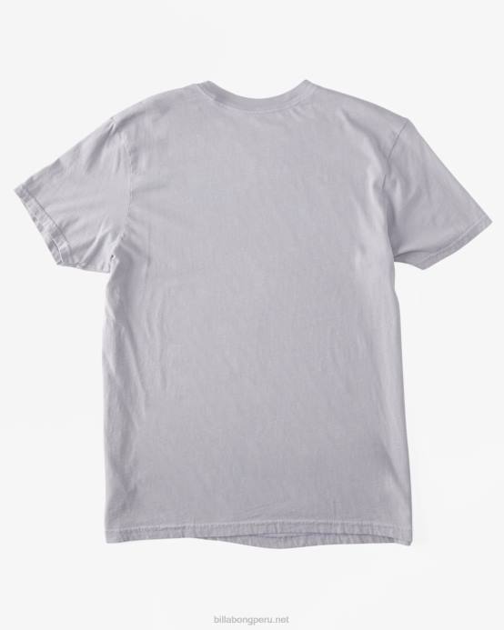 hombres gris violeta Billabong playera de manga corta con paredes 04LD528