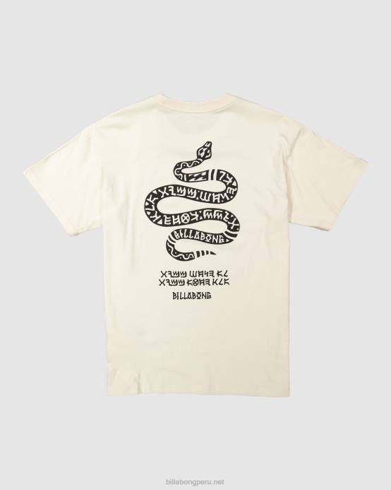 hombres hueso Billabong playera manga corta serpiente pilpeled 04LD347