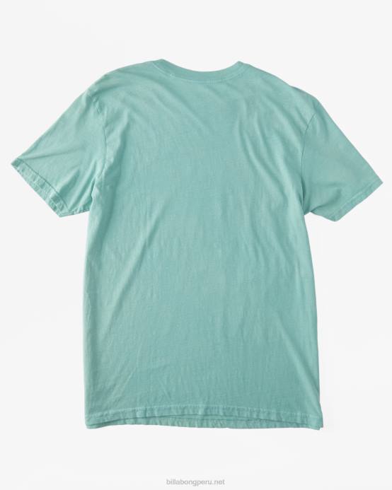 hombres menta Billabong camiseta de manga corta de nivel 04LD563