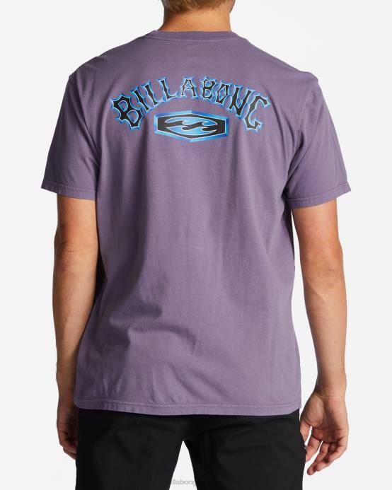 hombres neblina púrpura Billabong camiseta archwave 04LD331