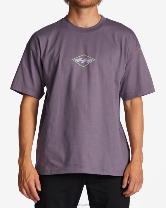 hombres neblina púrpura Billabong camiseta de crecimiento og 04LD326