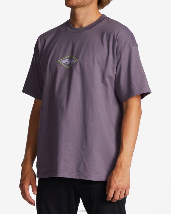 hombres neblina púrpura Billabong camiseta de crecimiento og 04LD326
