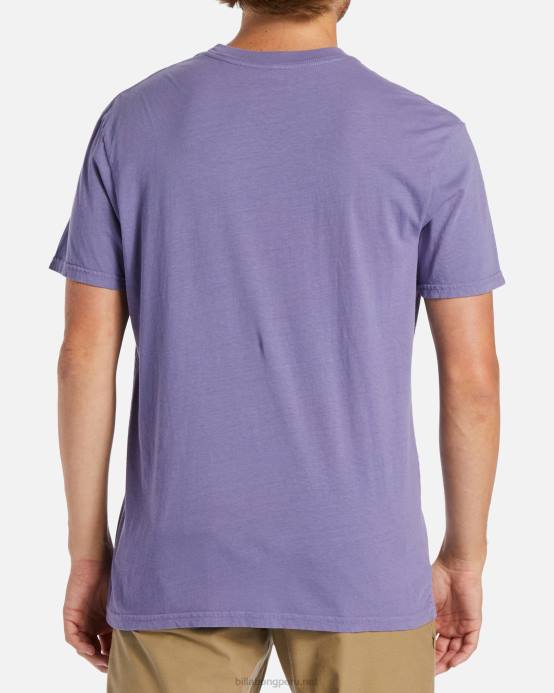 hombres neblina púrpura Billabong camiseta de manga corta 04LD550