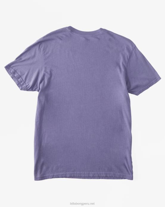hombres neblina púrpura Billabong camiseta de manga corta 04LD550