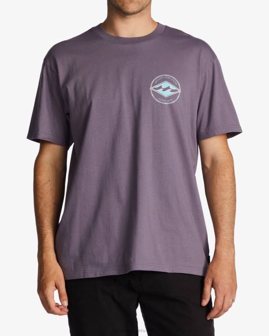 hombres neblina púrpura Billabong camiseta rotor diamante 04LD521