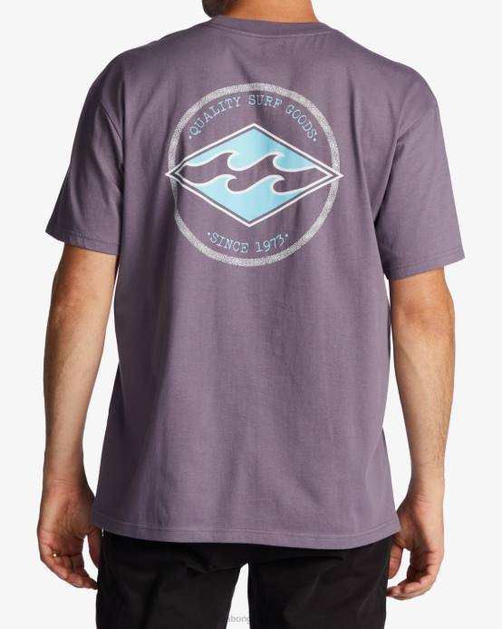hombres neblina púrpura Billabong camiseta rotor diamante 04LD521