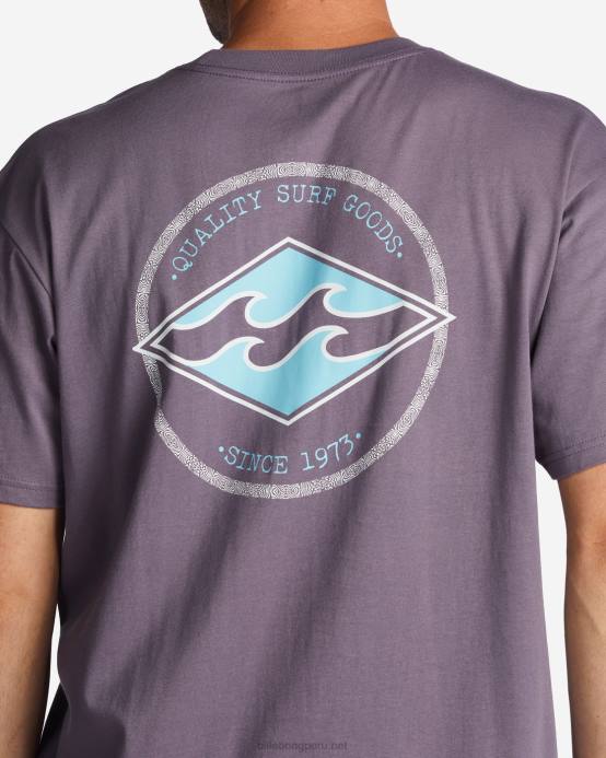 hombres neblina púrpura Billabong camiseta rotor diamante 04LD521
