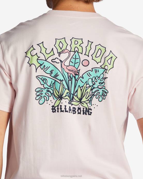 hombres neblina rosa Billabong camiseta arco florida 04LD420