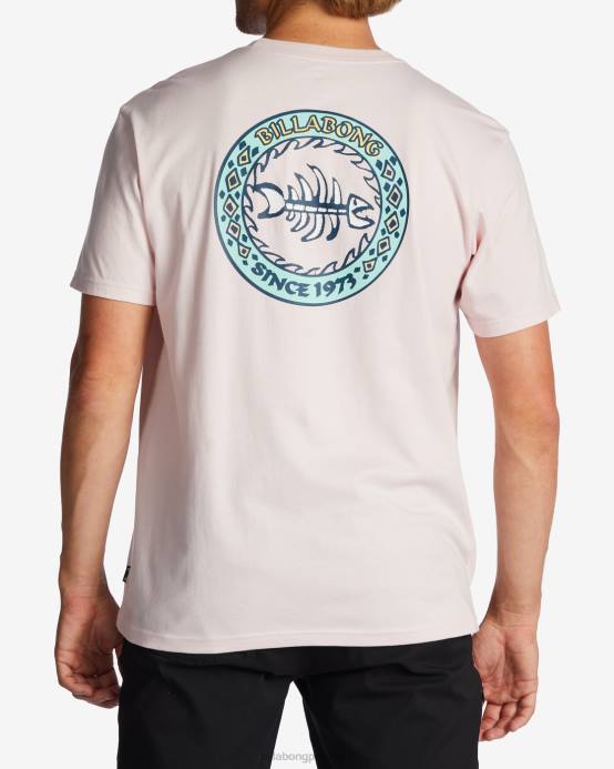 hombres neblina rosa Billabong camiseta bonez 04LD534
