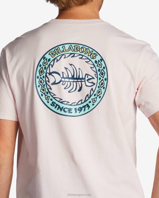 hombres neblina rosa Billabong camiseta bonez 04LD534