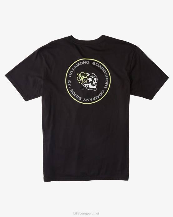 hombres negro Billabong camiseta bonez 04LD397