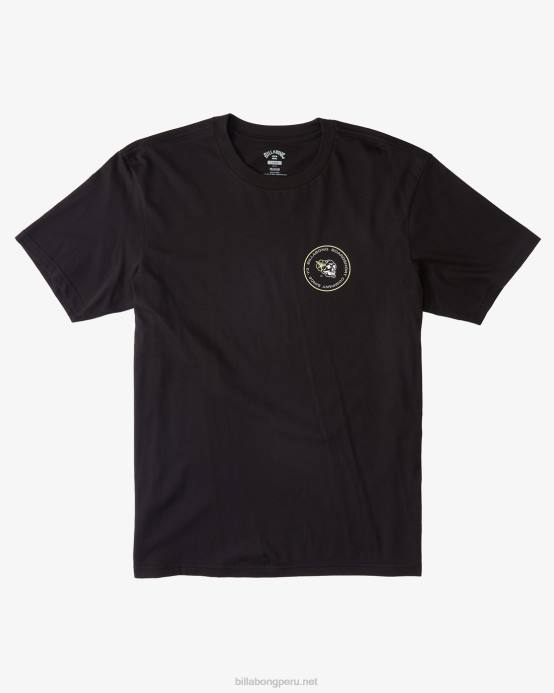 hombres negro Billabong camiseta bonez 04LD397