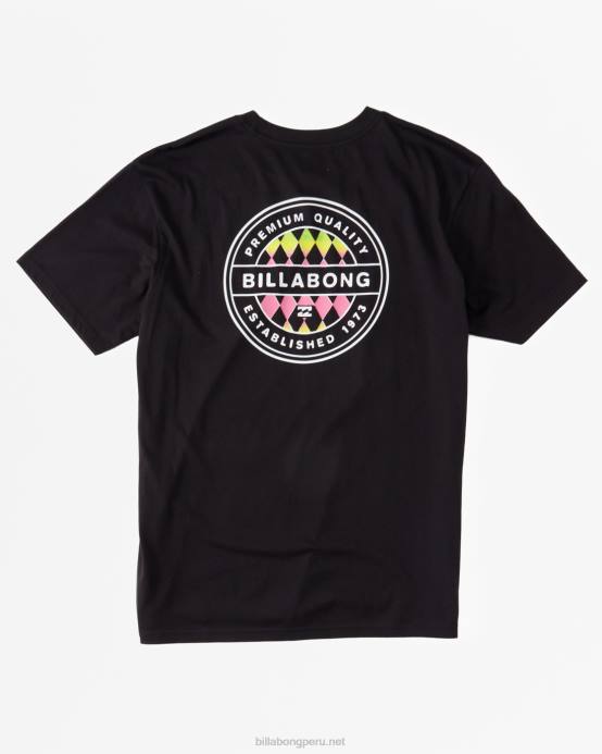 hombres negro Billabong camiseta rotor 04LD530