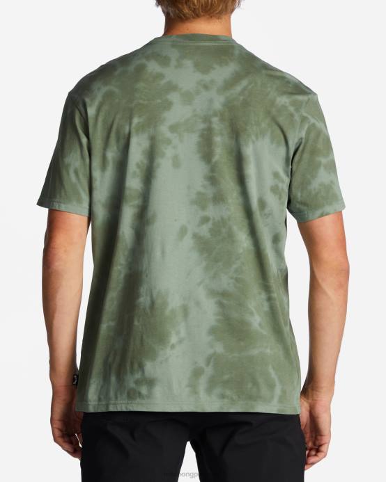 hombres sabio Billabong camiseta con bolsillo lavado 04LD352