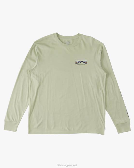 hombres salvia ligera Billabong camiseta de manga larga con largo a/div 04LD464