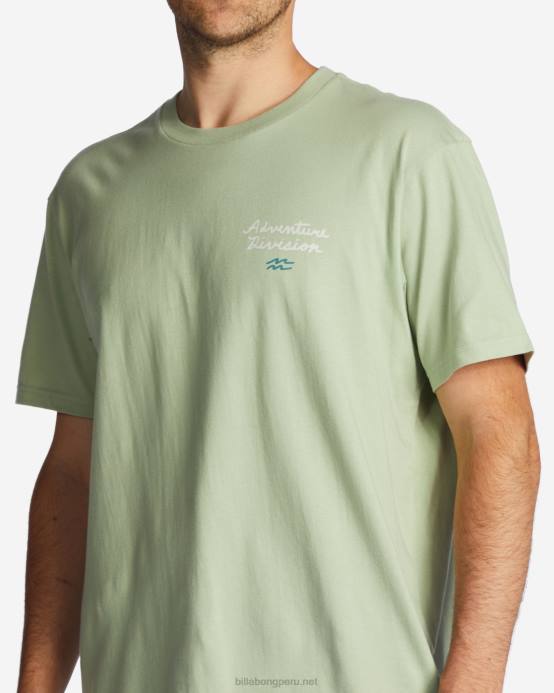 hombres salvia ligera Billabong camiseta orgánica panorama 04LD465