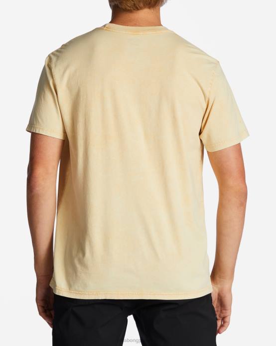 hombres soleado Billabong camiseta con bolsillo lavado 04LD612