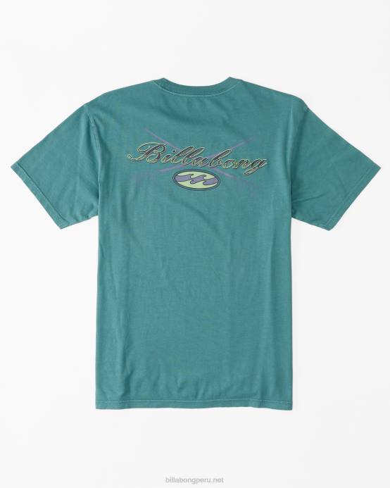 hombres verde azulado Billabong camiseta crossboards 04LD644