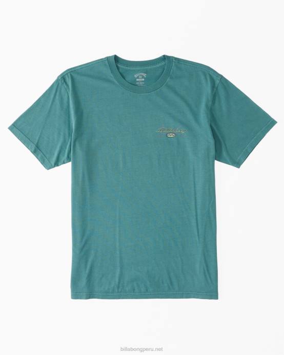 hombres verde azulado Billabong camiseta crossboards 04LD644