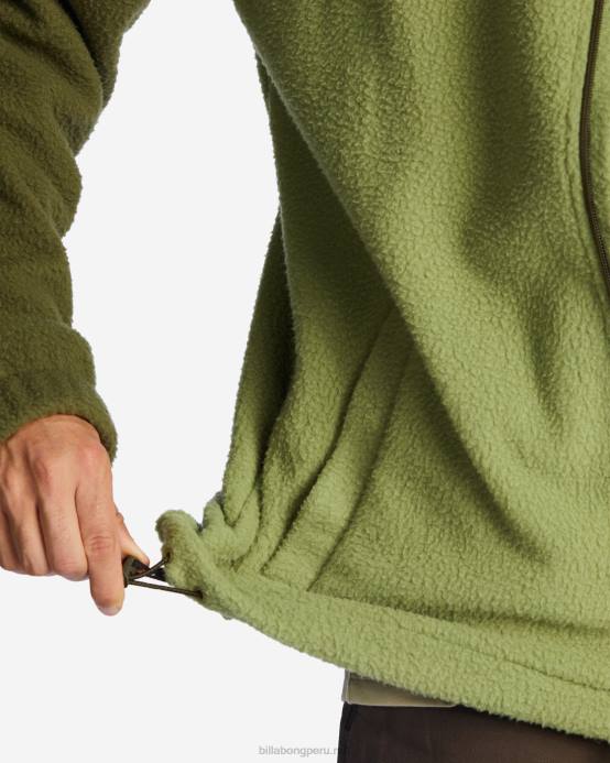 hombres alpino Billabong forro polar con cremallera a/div border trail 04LD488