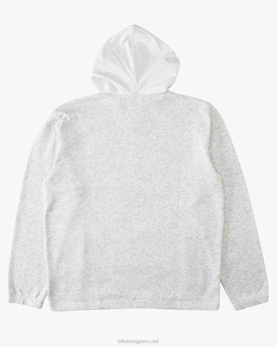 hombres brezo gris Billabong jersey con media cremallera y capucha a/div border 04LD245