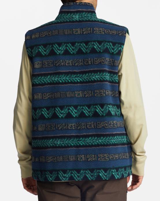 hombres selva Billabong chaleco reversible con cremallera completa a/div trail 04LD492