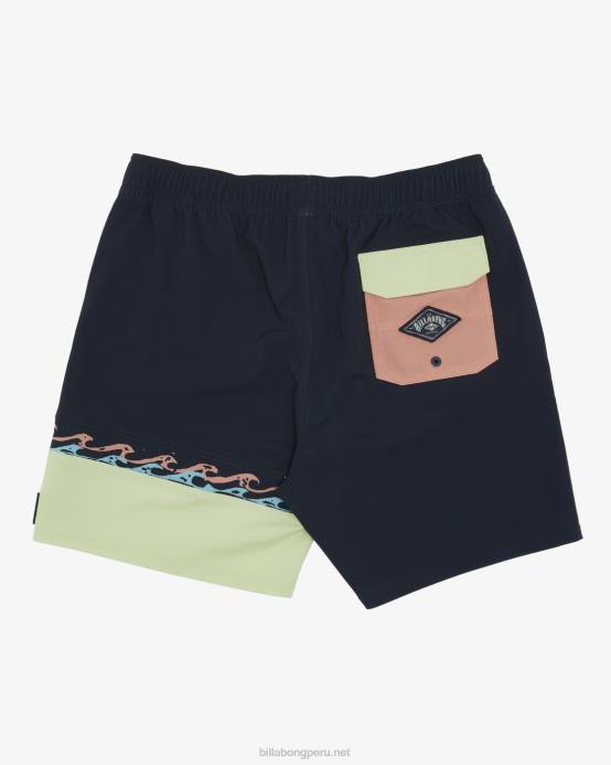 hombres Armada Billabong shorts de playa burleigh layback 17'' 04LD11