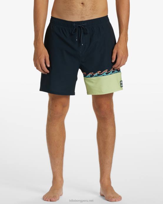 hombres Armada Billabong shorts de playa burleigh layback 17'' 04LD11