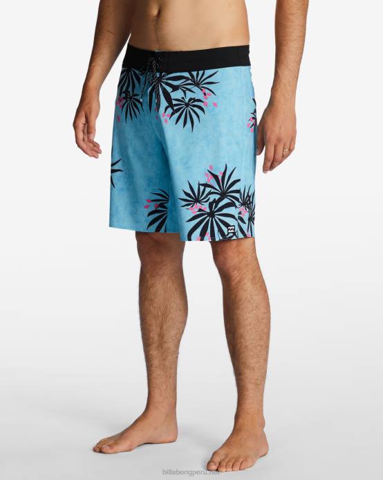 hombres azul neón Billabong Bañador sundays pro performance 19'' 04LD139