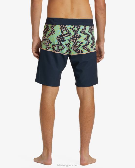 hombres azul oscuro Billabong Bañador de 19'' de rendimiento airlite 5050 04LD76