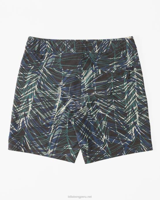 hombres bosque Billabong shorts de playa surftrek lo tide 18'' 04LD125