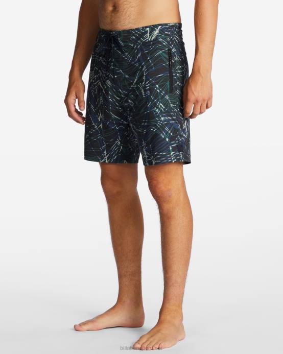 hombres bosque Billabong shorts de playa surftrek lo tide 18'' 04LD125
